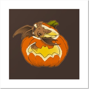 Pumpkin Bat Posters and Art